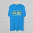 thumbnail image 4 of Men's "SUP Fish" Tri-Blend Crew Tee by Bird Island Outfitters, 4 of 4