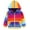 2# Colorful, variant on FEDPOP Girls Zip-Up Hoodie Sweatshirts Toddler Jacket Long Sleeve Hooded Shirts Pollover Tops 4T