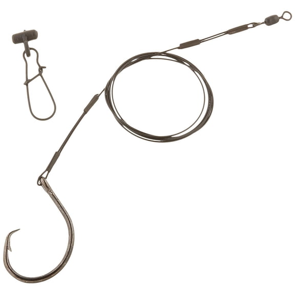 Aqua Clear SH-11C Shark Surf Rig w/ Fish Finder, 32", 11/0, 100lb Double Crimped