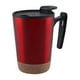 thumbnail image 2 of Paquete con 20 piezas de Taza doble pared acero/corcho con tapa 300 ml rojo 8.5 x 12, 2 of 7