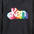 thumbnail image 3 of Barbie Pride - Ken Logo - Women's Lightweight French Terry Long Sleeve Shirt, 3 of 5