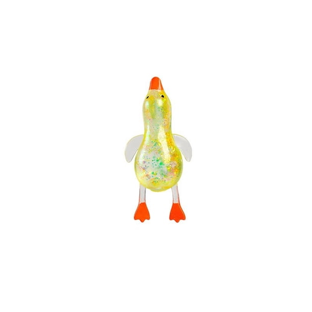 Esculpir La Diversión Pelota antiestrés de cristal amarillo,juguete suave y adorable para niños y adultos (1 unidad) Rkxzt