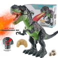 thumbnail image 2 of Control remoto caminando dinosaurio juguete simulación dinosaurio spray regalo de Navidad, 2 of 5