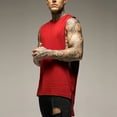 thumbnail image 6 of Sngxgn Mens Tank Tops Sleeveless T Shirts for Men's Fitness,Gym Tank Top for Men(Red,L), 6 of 6