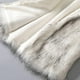 thumbnail image 3 of Women's Wool Vest Faux Fur Vest Stand Collar Faux Fur Coat Vest Jacket L, 3 of 4