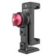 thumbnail image 1 of Metal Phone Tripod Mount 3 Cold Shoes & Arca Port, 360° Smartphone Tripod Adapter for iPhone Samsung Cell Phone Stand Holder for Desktop Tripod Video Live Streaming Vlogging Rig, 1 of 5