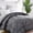 Grey, variant on All Season Oversized Queen Comforter Fluffy Quilted Lightweight Reversible Down Alternative Duvet Insert with 8 Corner Tabs,Soft Summer Winter Warm,Machine Washable 98 x 98 inches
