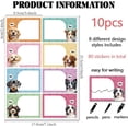 thumbnail image 2 of 80 etiquetas adhesivas para perros (10 hojas, 8,3 x 6 cm), autoadhesivas, en blanco, grabables, 2 of 9