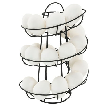 

Qurein Egg Skelter Deluxe Spiraling Dispenser Rack Basket Storage Space Up to 24