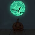 thumbnail image 2 of Halloween Wall Sticker PVC Pumpkin Castle Bat Luminous Moon Sticker Wall Decor, 2 of 10