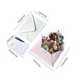 thumbnail image 3 of A Floral Greeting Card Pop Up Design Blank Envelope Included For Mom Graduation Birthday Get Well Anniversary 5.91X4.53 Inch, 3 of 6