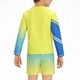 thumbnail image 5 of Odeerbi 1-10 Años Niños 3 Piezas de Manga Larga Rash Guard Set Upf 50 + Rápido Seco Surf Traje de Baño Con Pantalones Cortos Gorra de Baño, 5 of 9