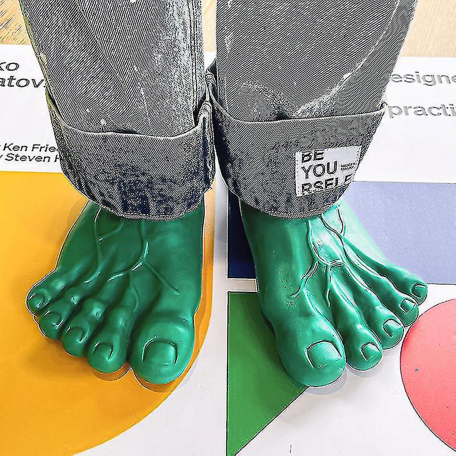 New Funny Slippers Man Women
Footwear Shoes Large Summer Beach
Bigfoot Fashion Amazon.com: VHDY85KA Beach Sandals Fashion Quirky Creative  main image 3
