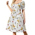 thumbnail image 2 of Vestido sensual de manga corta para mujer, vestido de baile, vestido formal para ocasiones especiales., 2 of 8