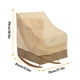 thumbnail image 4 of sweethay Cubierta impermeable para mecedora al aire libre, tela recubierta de plata a prueba de polvo, cubiertas para sillas de patio delantero para Decoración del hogar No.01 sweethay HA010211-01B, 4 of 6