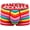 Red, variant on Boxer Men Underwear Men Boxer Briefs Rainbow Mens Bodysuit Trunks Pants Breathable Underpants