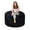 Black, variant on HABUTWAY Large Bean Bag Chair, Memory Foam Filled Beanbag Seat with Soft Chevron Plush Cover, 6FT, White
