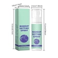 thumbnail image 4 of Xihbxyly Spray Fijador de Maquillaje, Spray Hidratante con Acabado Húmedo, Bruma de Fijación Duradera, Fórmula Suave con La Piel, Uso Antes y Después Del Maquillaje, Todo Tipo de Piel, Ideal para Via, 4 of 7