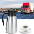 thumbnail image 4 of Electric Kettle, 1000ml Stainless Steel Inner Wall Car Electric Heating Cup, Car Drinking Kettle, for Home Restaurant Travel 12V, 24V, 4 of 8