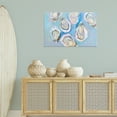 thumbnail image 3 of Stupell Industries Pastel Oysters on Blue Animals Painting Wrapped Canvas Art Print Wall Art, 36 x 24, 3 of 8