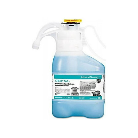 Crew Non-Acid Bowl & Bathroom Disinfectant Cleaner, Floral, 47.3oz, 2/carton