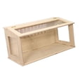 thumbnail image 4 of Almencla Wood Hamster Cage Breathable Hideaway Nesting Box for Mouse Gerbils Reptiles clear sides 40cm, 4 of 8