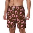 thumbnail image 2 of Uemuo Cool Cowgirl Pattern Mens Swim Trunks Quick Dry Board Shorts with Mesh Lining, Stretch Beach Shorts Quick Dry No-Chafing Board Shorts-3X-Large, 2 of 9