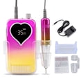 thumbnail image 2 of Profesional De Perforación De Uñas Portátiles 35000 Rpm, Máquina De Listas De Uñas Eléctricas Recargables, Portátil Multifuncional Con Cable, Con Brocas De Pulido Y Lijado,, 2 of 7