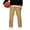 Khaki, variant on Gytharion Men's Big & Tall Side Button Opening Joggers Basketball Athletic Casual Trousers with Pockets Solid Color Straight Leg Track Pants