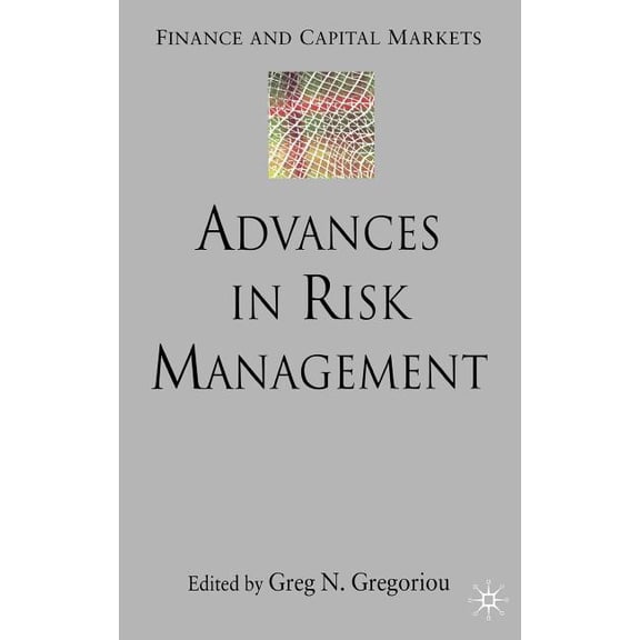 Finance and Capital Markets Advances in Risk Management, (Hardcover)