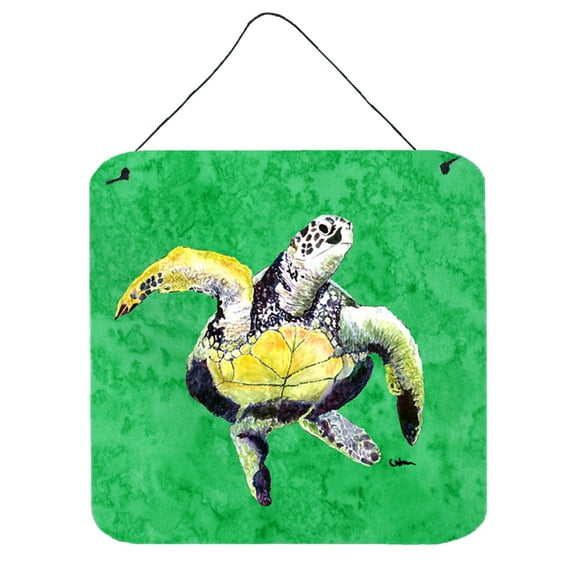 Carolines Treasures 8671DS66 Turtle Wall or Door Hanging Prints 6HX6W multicolor