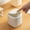 White, variant on Desktop Trash Can for Home Office Bedroom - Small Wastebasket with Lid - Miniature Garbage Bin - Double Layer Odor Blocking - Lazy Hand Free Open - Nightstand Side Table Trash Container