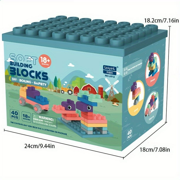 Large rubber outlet building blocks