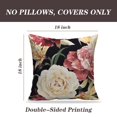 thumbnail image 2 of LALILO Throw Pillow Covers Colorful Bouquet Flowers Spring Cushion Cover 18" x 18", 2 Pack, 2 of 6