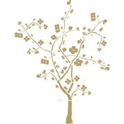 York Wallcoverings RMK1165GM RoomMates Cherry Blossom Peel & Stick Wall Decals