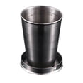 thumbnail image 1 of Stainless Steel Folding Cup Camping Cookware Retractable Cup Camping Utensils (75 Ml) Box, 1 of 10