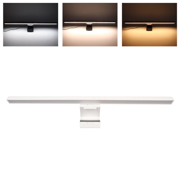 Barra de Luz para Monitor de Computadora Lámpara de Monitor de Pantalla para el Cuidado de los Ojos Lámpara de Trabajo LED de Lectura Regulable Continua Control Táctil