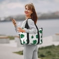 thumbnail image 5 of Travel Duffle Bag Cartoon Turtle Leaf Toucan Bird Travel Tote Bags Carry on Luggage Waterproof Weekender Bags with Top Handle Adjustable Shoulde Strap for Travel Gym, 5 of 5