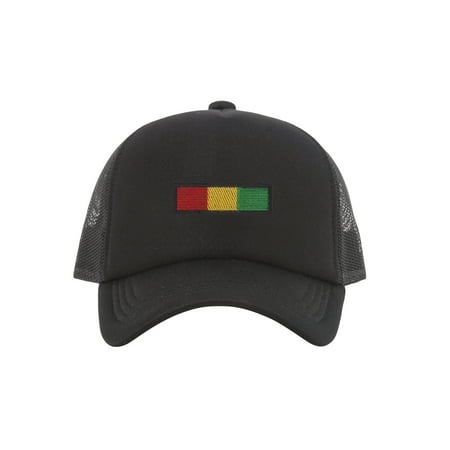 Rasta Stripe Trucker Hat