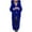 Dark Blue, variant on Clearance! Gallickan Women Coats Winter with Hood Womens Faux-Fur Long Sleeve Waistcoat Body Solid Color Hooded Long Jacket Coat Outwear
