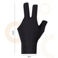 thumbnail image 4 of Tnobhg 1Pc 3-Finger Billiards Glove Anti-slip Sweat-absorbing Breathable Men Women Left Hand Snooker Cue Sport Glove Billiards Accessories, 4 of 7