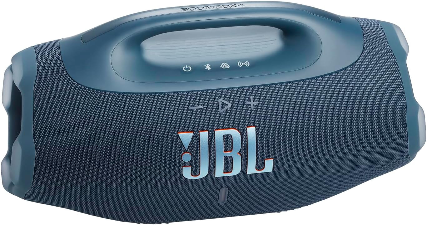 Open Box JBL Boombox 4 - Most powerful JBL portable waterproof speaker with massive JBL Pro Sound - Blue