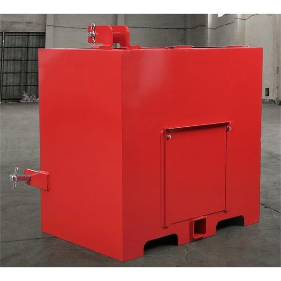 3 Point Hitch Ballast Box,800 lbs Tractor Ballast Box with 2'' Quick Hitch Receiver for 3 Point Category 1 Tractors,Loaders and Skid Steers