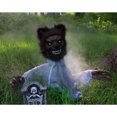 thumbnail image 4 of Haunted Hill Farm 21-In. Groundbreaker Animatronic Werewolf, Indoor/Outdoor Halloween Decoration, Flashing Green Eyes, Battery-Operated, HHFJWOLF-1LSA, 4 of 15