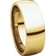 thumbnail image 6 of 7mm Light Comfort Fit Band in 10k Yellow Gold - Size 9.5, 6 of 9