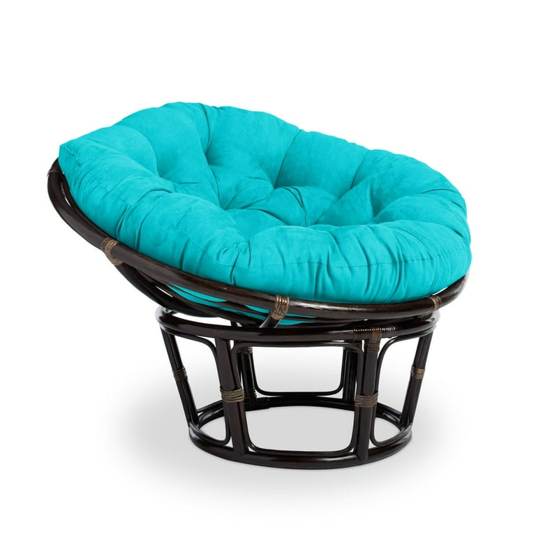 International Caravan Rattan 42-Inch Papasan Chair with Micro Suede Cushion International Caravan Rattan 42-Inch Papasan Chair with Micro Suede Cushion