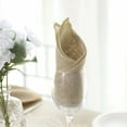 thumbnail image 5 of BalsaCircle 5 Square Natural 19x19" Faux Burlap Linen Dinner Napkins Party Events Catering Decorations Supplies, 5 of 8
