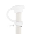 thumbnail image 2 of Unique Bargains 4 Set Dust-Proof 30oz Straw Cover White Silicone, 2 of 5