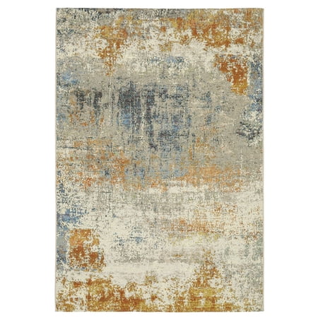 Woven Trends Bellflower - 292XI - Casually Modern Style, Abstract Pattern, Fade Resistant & Family Friendly, Living Room, Dining Room, Office, High Pile Polypropylene Area Rug in Beige - 8' x 10'