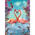 thumbnail image 1 of Taladro Diamante Pintura (DE4208) 5D DIY Completo Pájaro Bordado Mosaico Kit (C1147) 40x50cm Rosa FLhrweasw Nuevo, 1 of 1